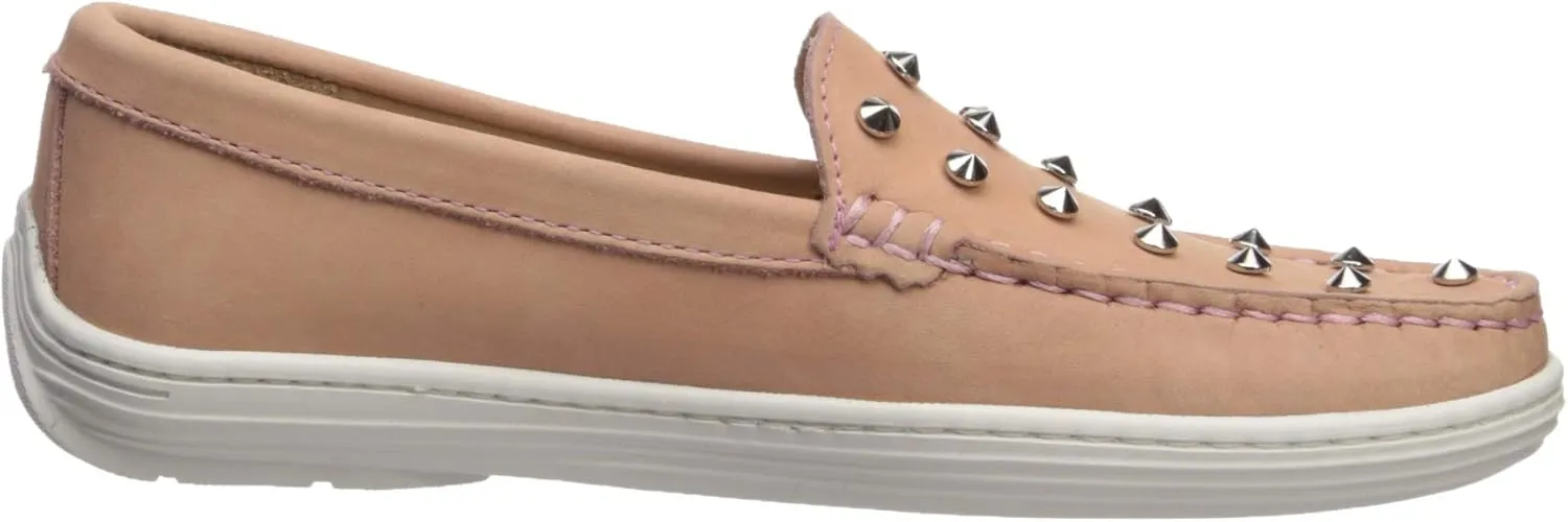 Marc Joseph New York Unisex-Child Kids Boys/Girls Leather Studded Loafer