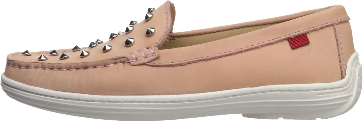 Marc Joseph New York Unisex-Child Kids Boys/Girls Leather Studded Loafer