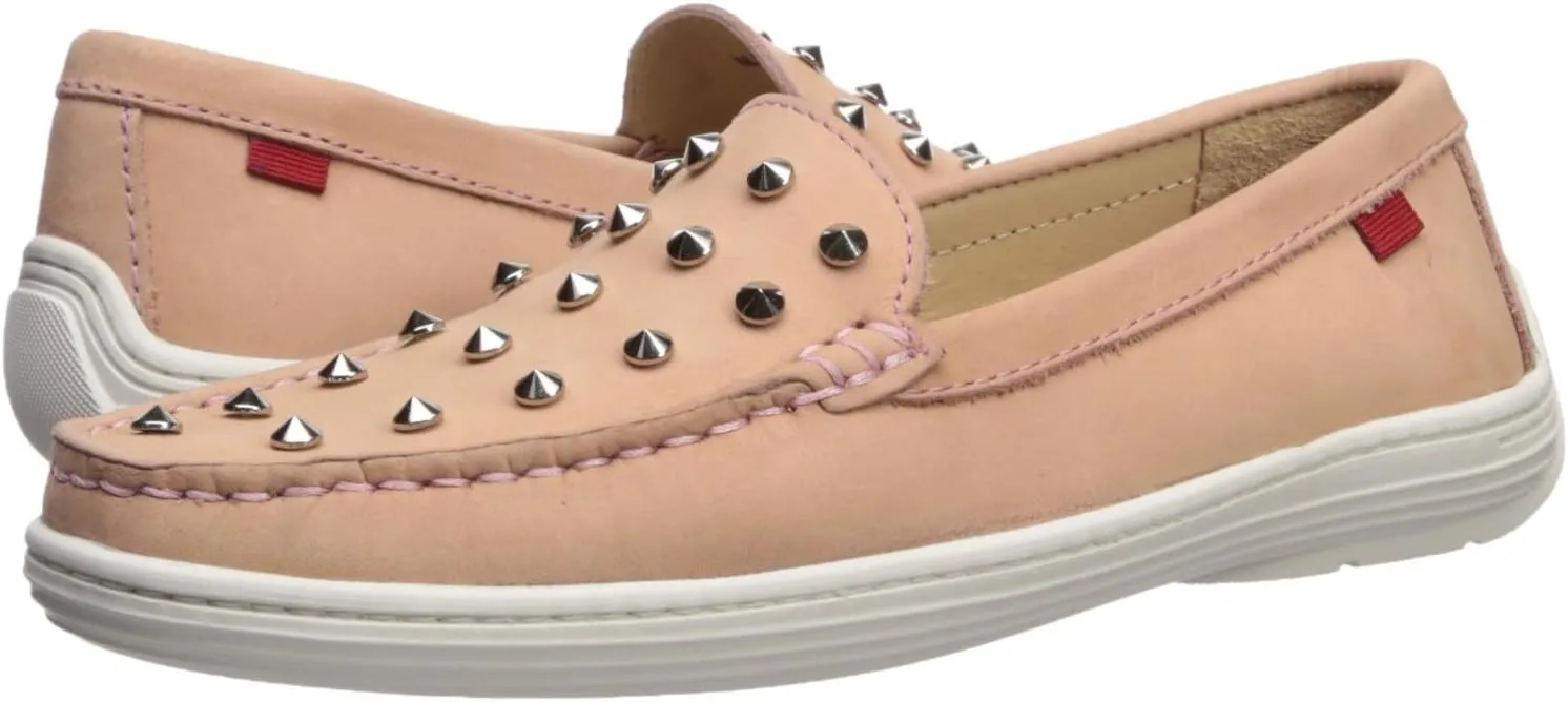 Marc Joseph New York Unisex-Child Kids Boys/Girls Leather Studded Loafer