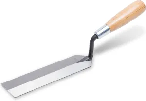 MARSHALLTOWN Margin Trowel, 8 x 2 Inch, Spread Mortar and Tile Adhesive, Durable High Carbon Steel, Wood Handle, Tile Trowel, Made in the USA, 58