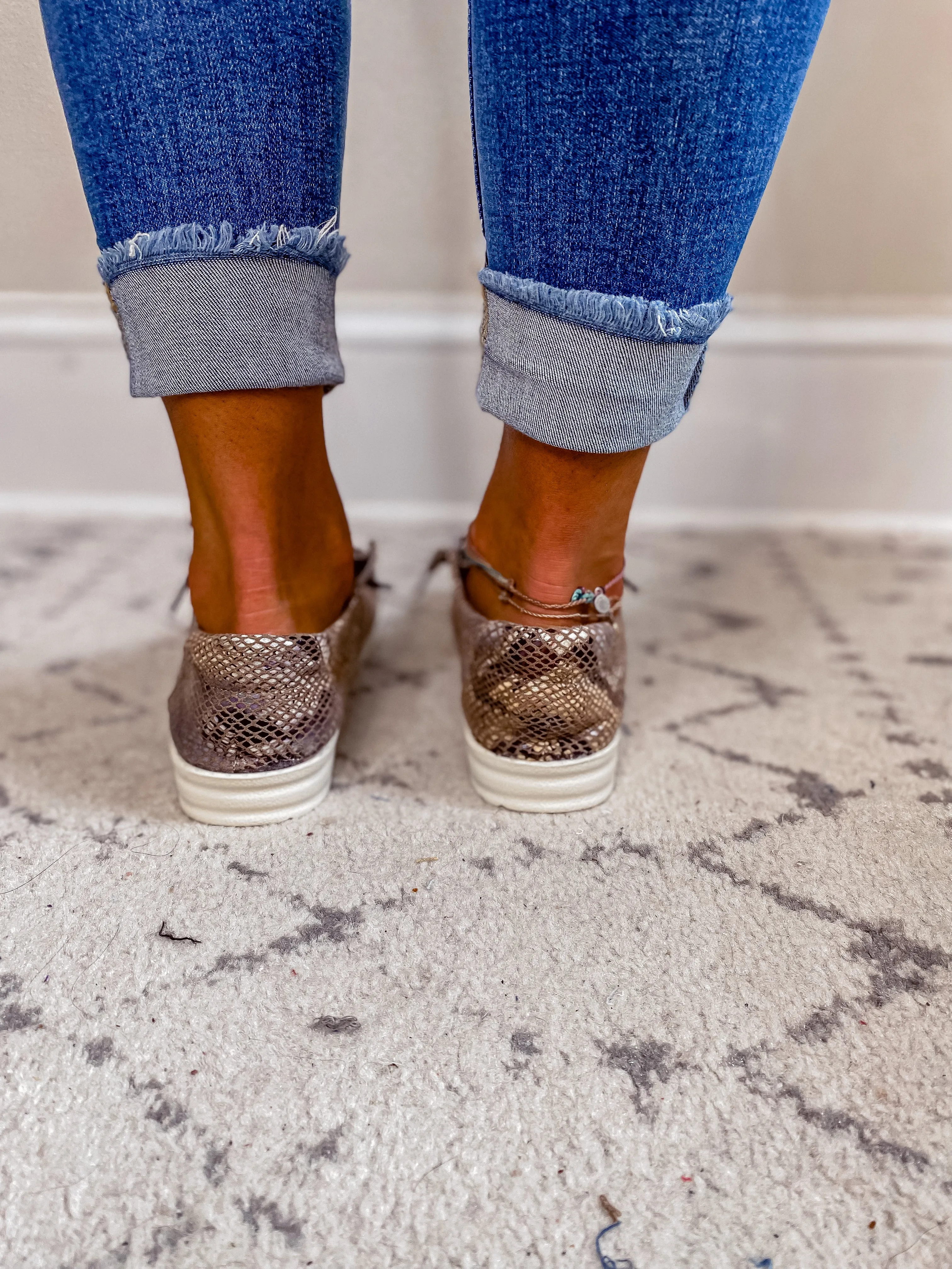 Matisse Brown Snake Sammie Slip On