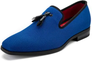 Meijiana Men's Loafers Lightweight Slip-On Moccasins Stylish Dress Shoes Breathable Tassels Loafers