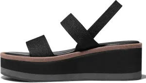 MeiLuSi Women's Platform Wedges Sandals Comfortable Walking Sandals Elastic Strap Comfy Wedges 2025 Spring Summer Casual Shoes Slip On