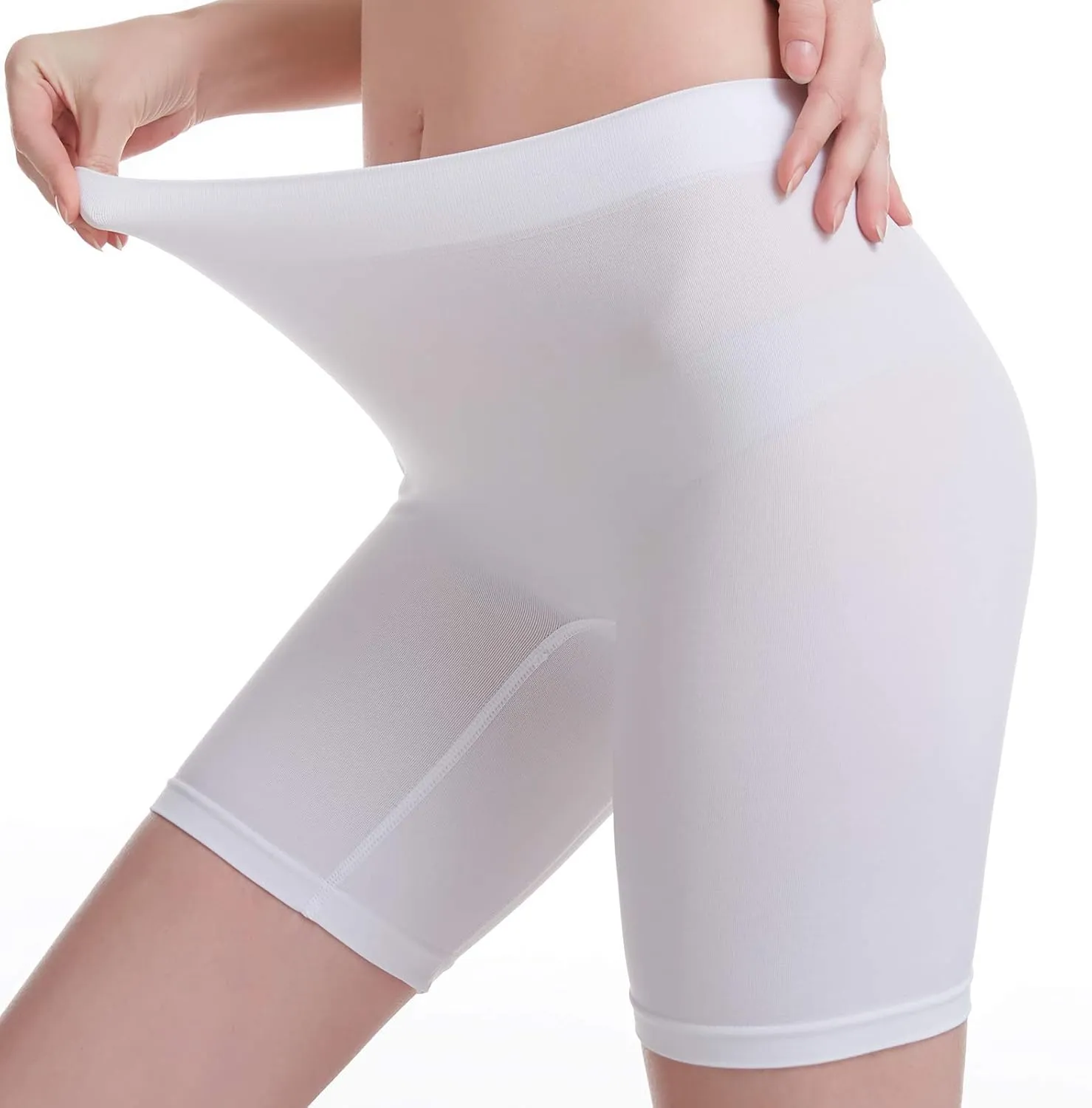 MELERIO Women's Slip Shorts, Comfortable Boyshorts Panties, Anti-chafing Spandex Shorts for Under Dress