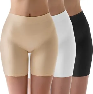 MELERIO Women's Slip Shorts, Comfortable Boyshorts Panties, Anti-chafing Spandex Shorts for Under Dress