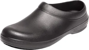 Men and Women's Oil Water Resistant Nursing Chef Shoes Non-Slip Safety Working Shoes for Kitchen Garden Bathroom(10 Men/11 Women/10.63″,44 Black)