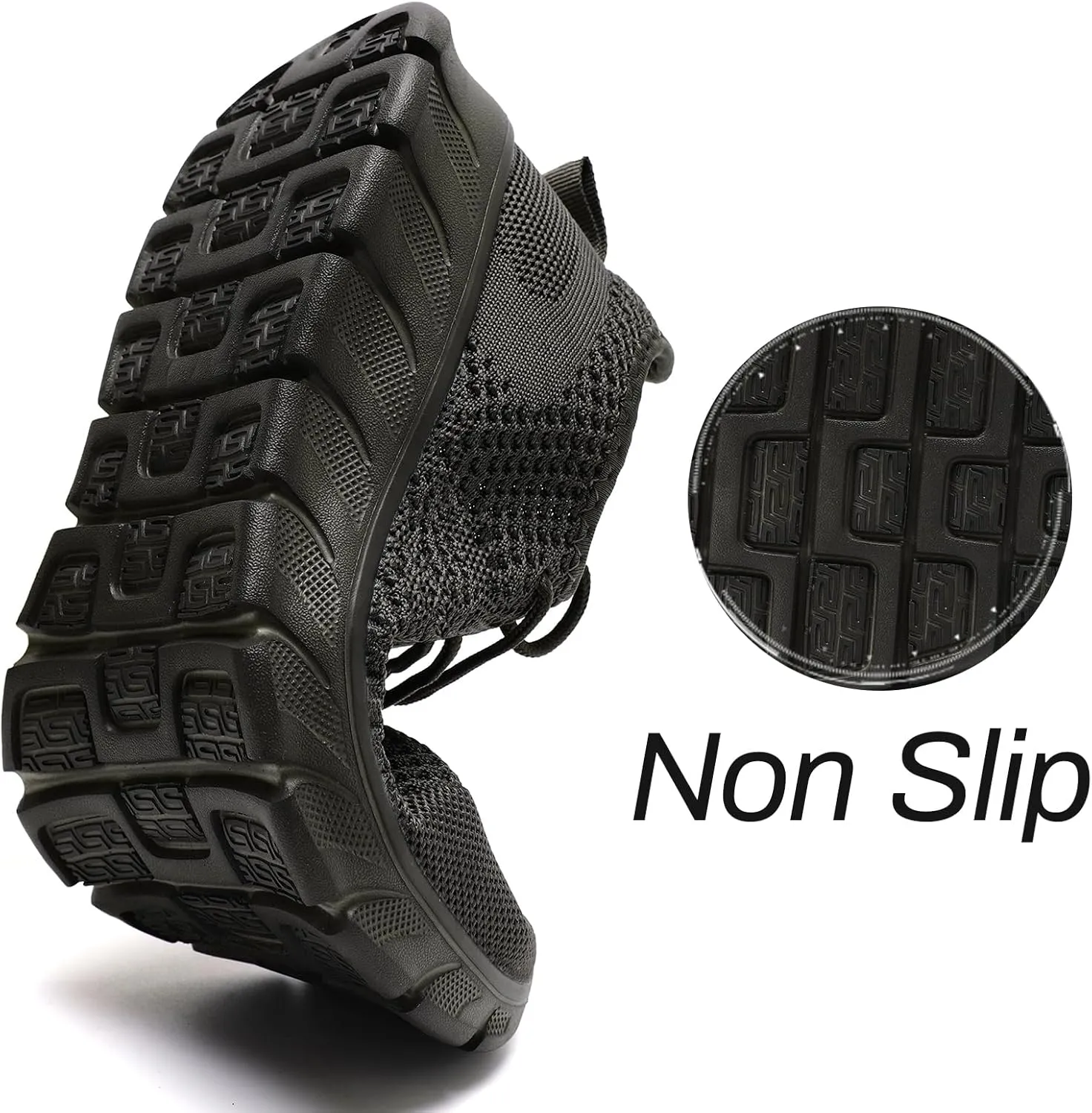 Men Running Tennis Shoes Gym Fashion Sneakers Walking Workout Shoes Athletic Slip on Breathable Mesh Comfortable Lightweight Casual Sport Shoe