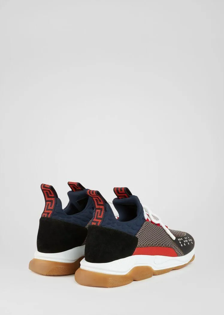 MEN VERSACE CROSS CHAINER SNEAKERS
