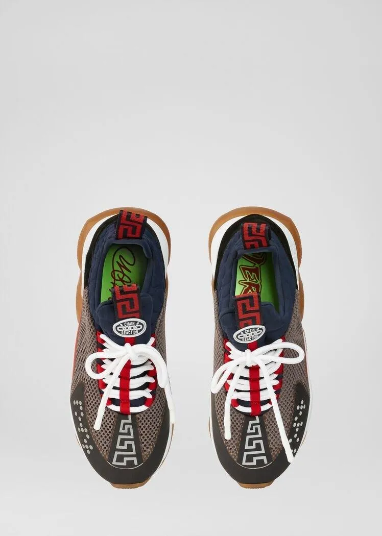MEN VERSACE CROSS CHAINER SNEAKERS