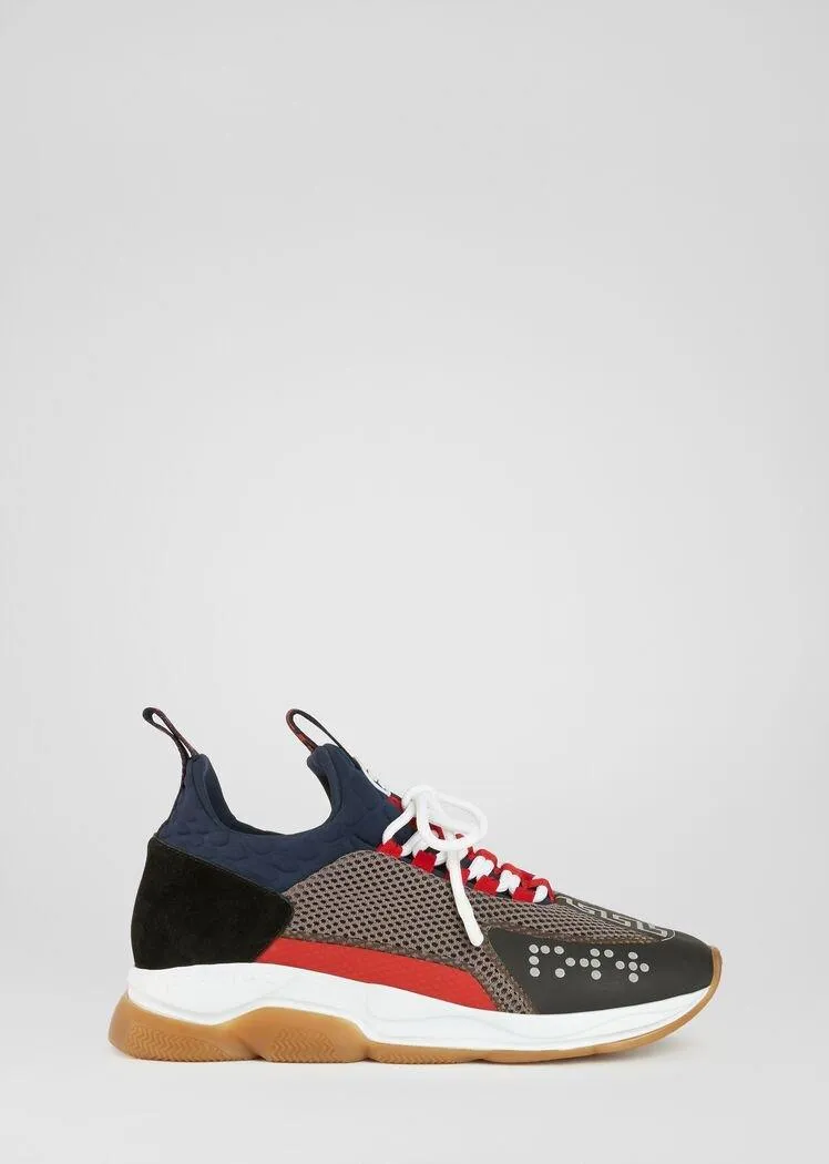 MEN VERSACE CROSS CHAINER SNEAKERS