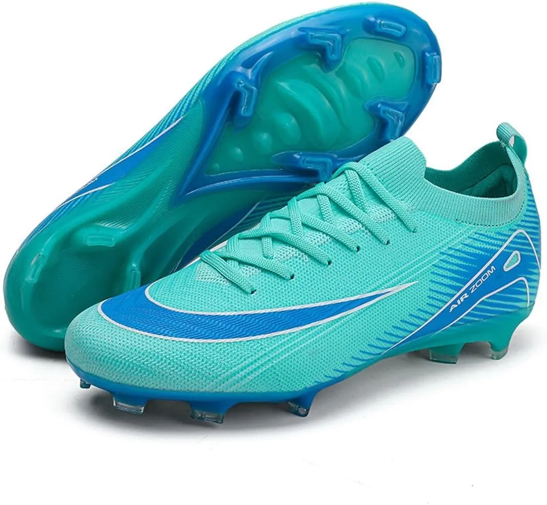 Men's and Women's Football Boots Football Shoes, Splint Spikes Sneakers Comfortable Adult Sports Outdoor/Indoor/Match/Training TF Football Shoes