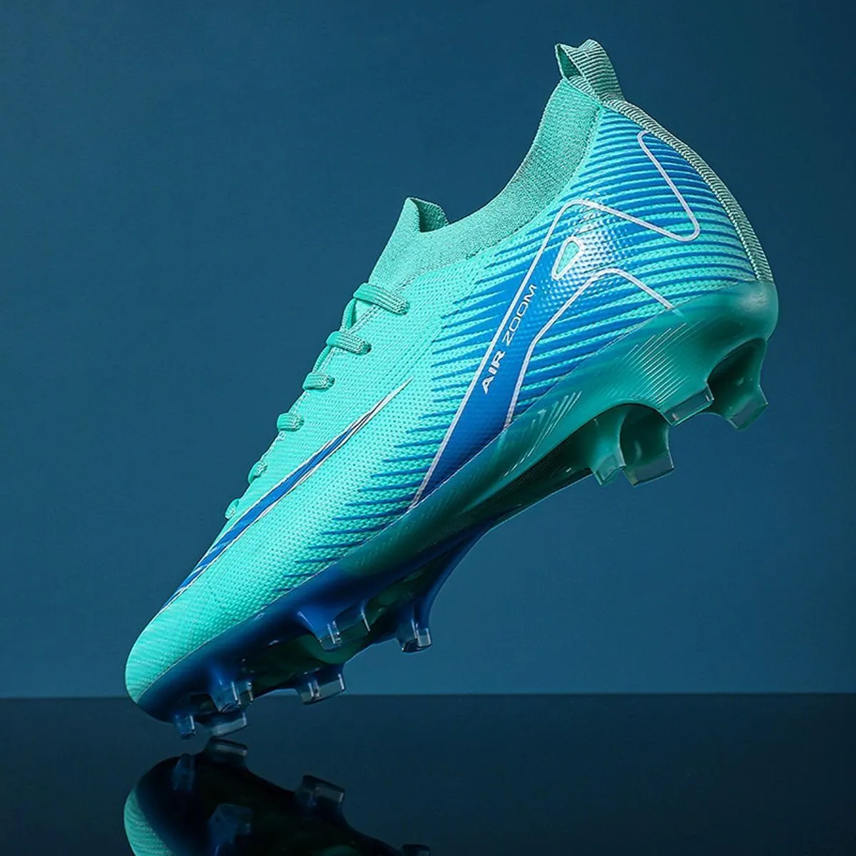 Men's and Women's Football Boots Football Shoes, Splint Spikes Sneakers Comfortable Adult Sports Outdoor/Indoor/Match/Training TF Football Shoes