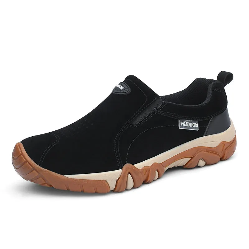 Men's Bottom Best-selling Soft Shoes Shoes Dad and Walking Outdoor Shoes Sneakers Tendon Slip-on Elderly Time-limited sale Men 2 Middle-Aged Casual Bottom