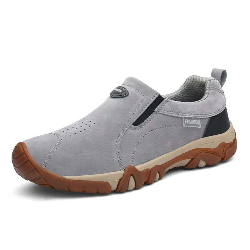 Men's Bottom Best-selling Soft Shoes Shoes Dad and Walking Outdoor Shoes Sneakers Tendon Slip-on Elderly Time-limited sale Men 2 Middle-Aged Casual Bottom