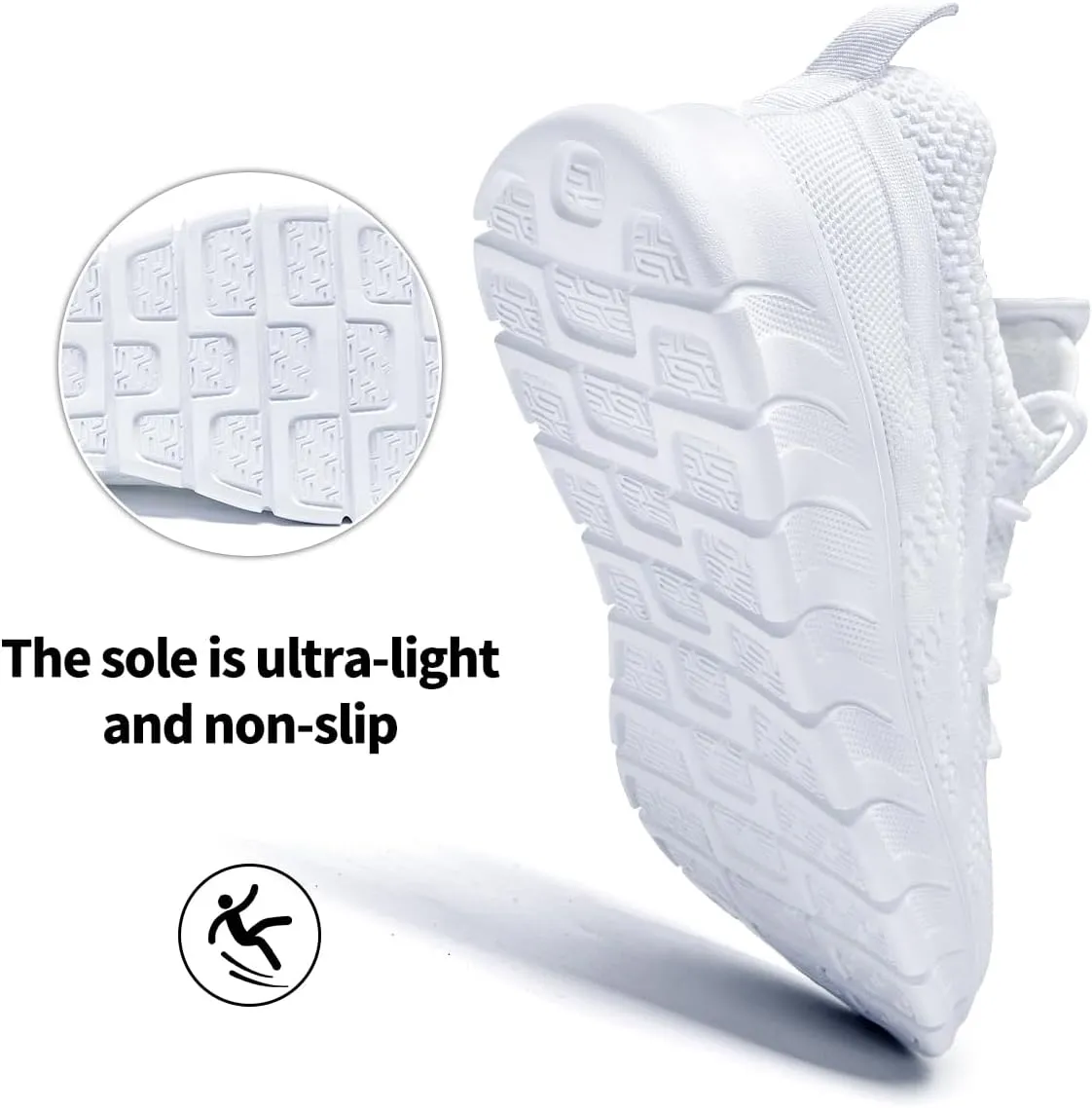 Men's Breathable Running Shoes Comfortable Walking Sneakers for Gym Sports Fitness Casual Fashion Workout Shoes Non-Slip Lightweight