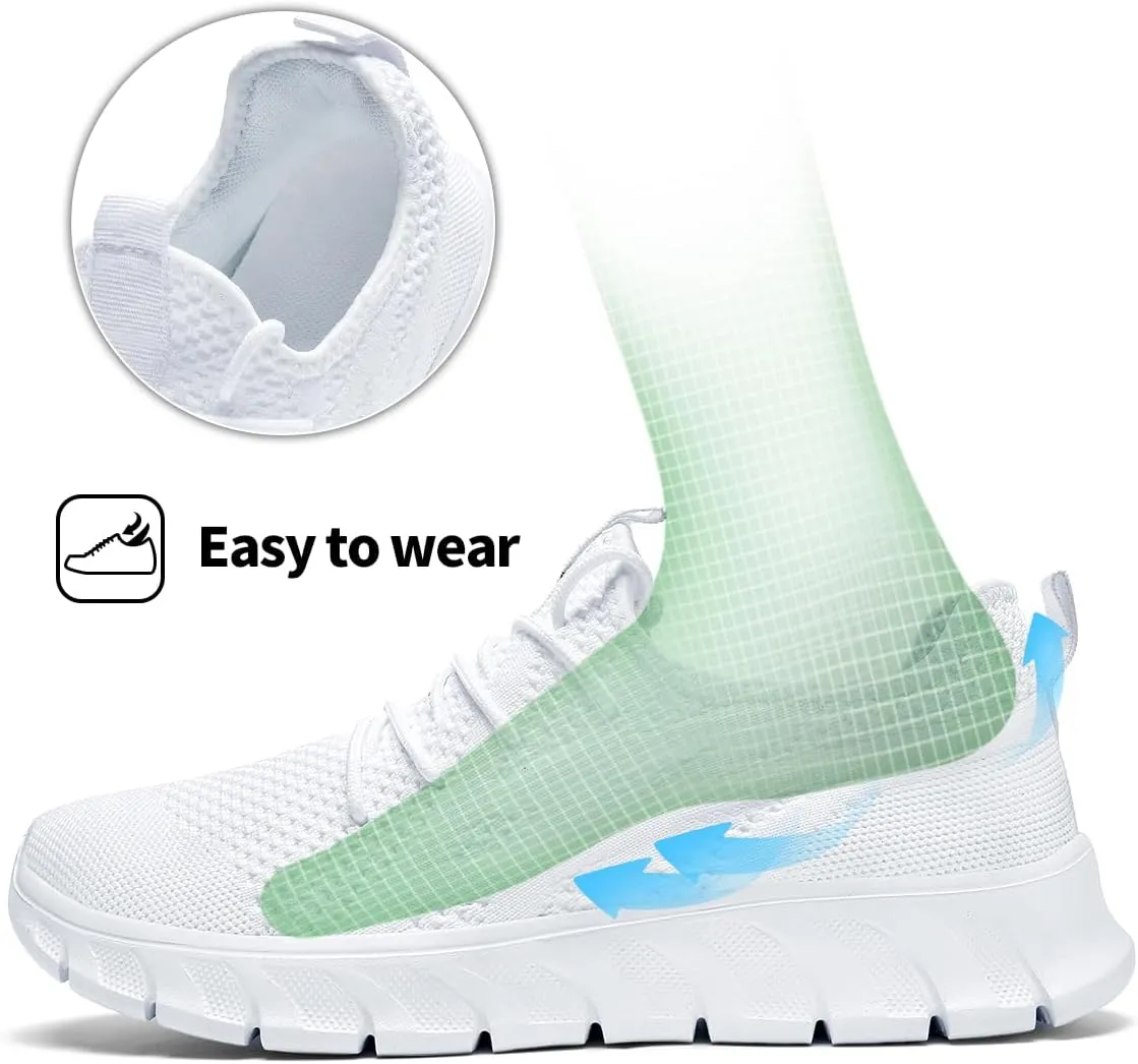 Men's Breathable Running Shoes Comfortable Walking Sneakers for Gym Sports Fitness Casual Fashion Workout Shoes Non-Slip Lightweight
