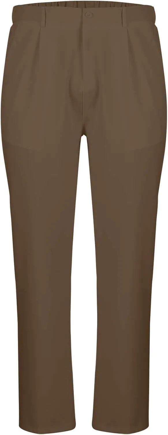 Mens Dress Pants Stretch Classic Fit Dress Pants Pleated Front Casual Pant Dress Pants Straight Fit Pants