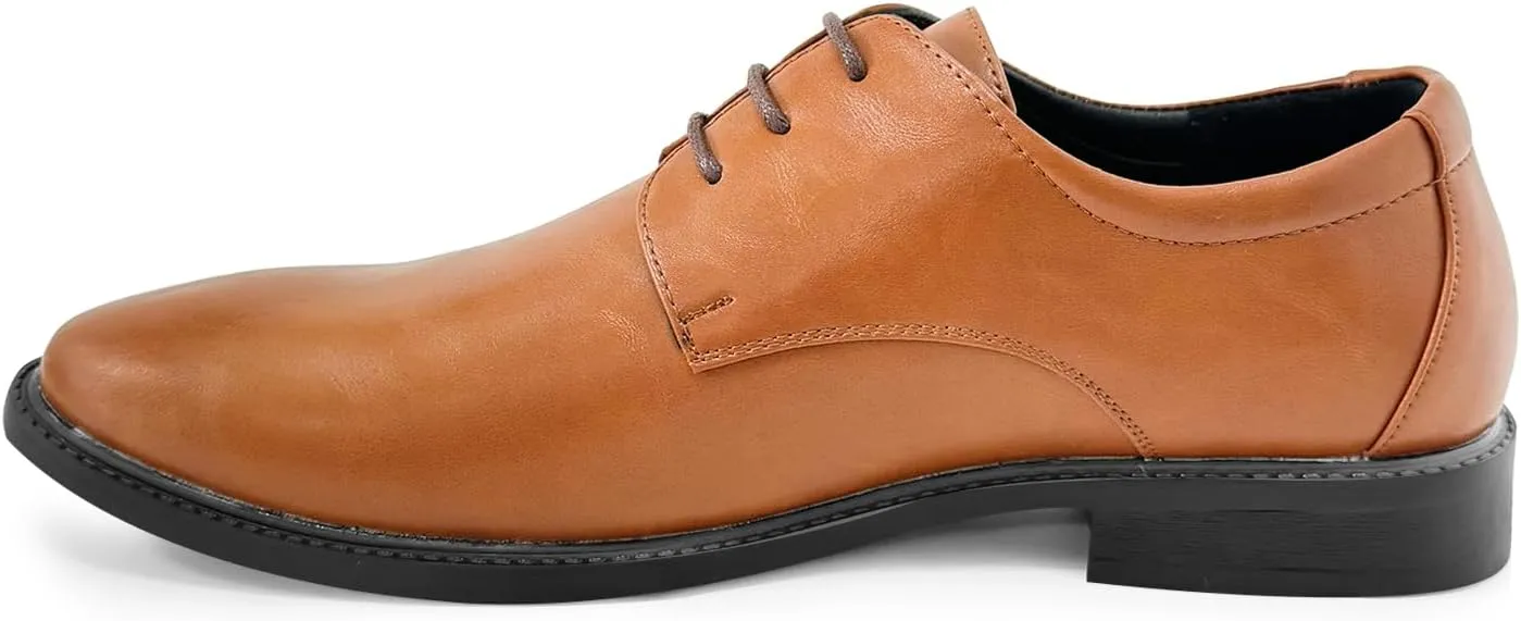 Mens Dress Shoes Modern Classic Slip On Oxfords Formal Casual Business Wedding Work Lace-ups, US Size 4-14