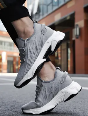 Men's Elevator Sneakers,Hidden Height Increase Breathable Mesh Lightweight Athletic for Men Comfort Work Trainers