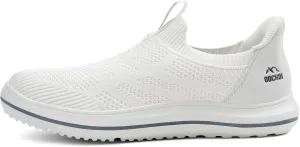 Men’s Hands Free Slip On Walking Shoes Lightweight Athletic Non Slip Sneakers Comfortable Breathable Knit Slip in Casual Shoes