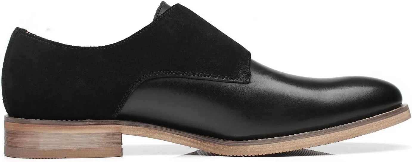 Mens Leather Double Monk Strap Loafer