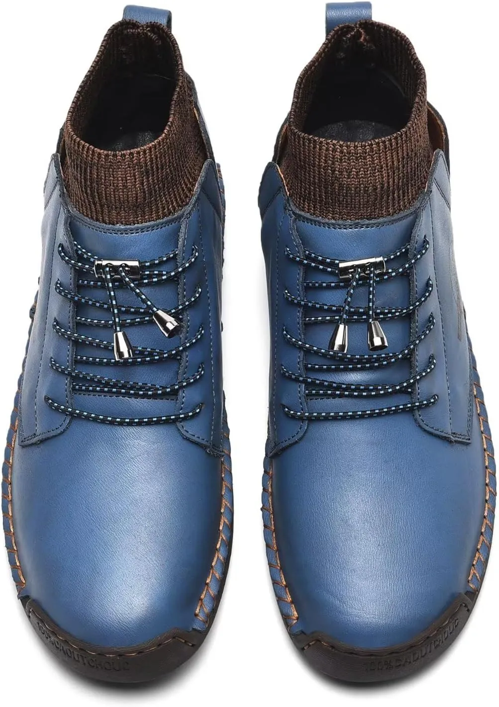 Men's Leather Loafers Fashion Casual Slip On Penny Beck Driving Loafer Shoes Ankle Chukka Boots For Men【Includes Extra Insole】