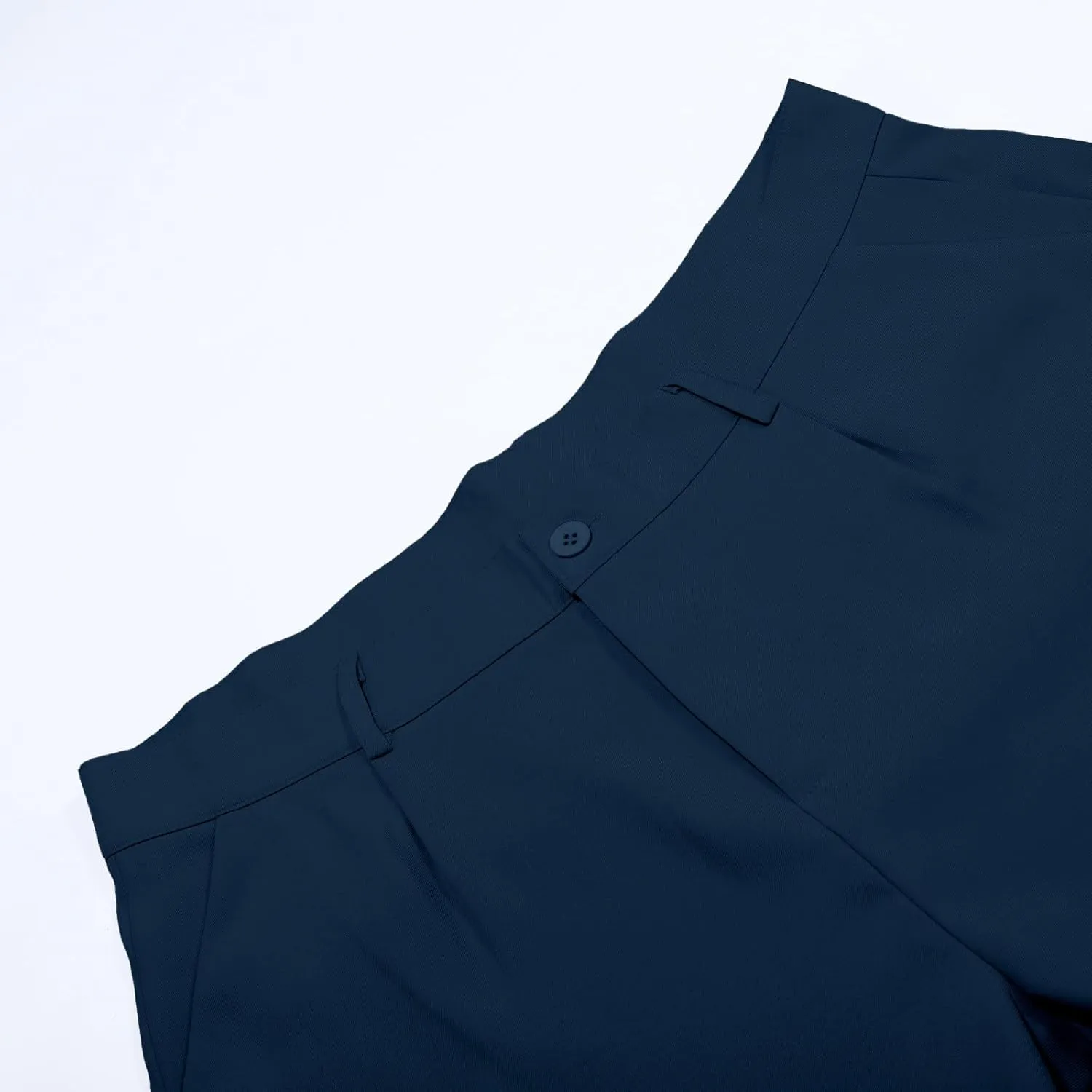 Mens Loose Fit Suit Dress Pants Casual Business Straight Leg Formal Pants Wrinkle Free Flat Front Work Trousers