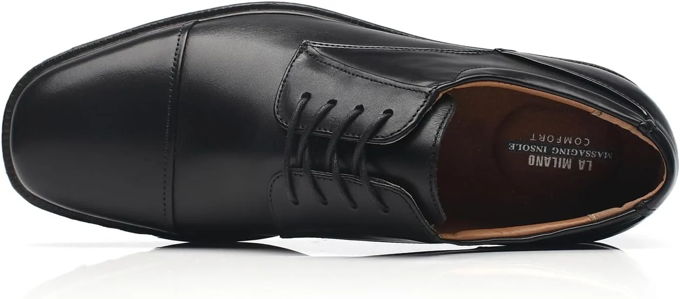 Men's Oxfords Classic Modern Round Captoe Shoes