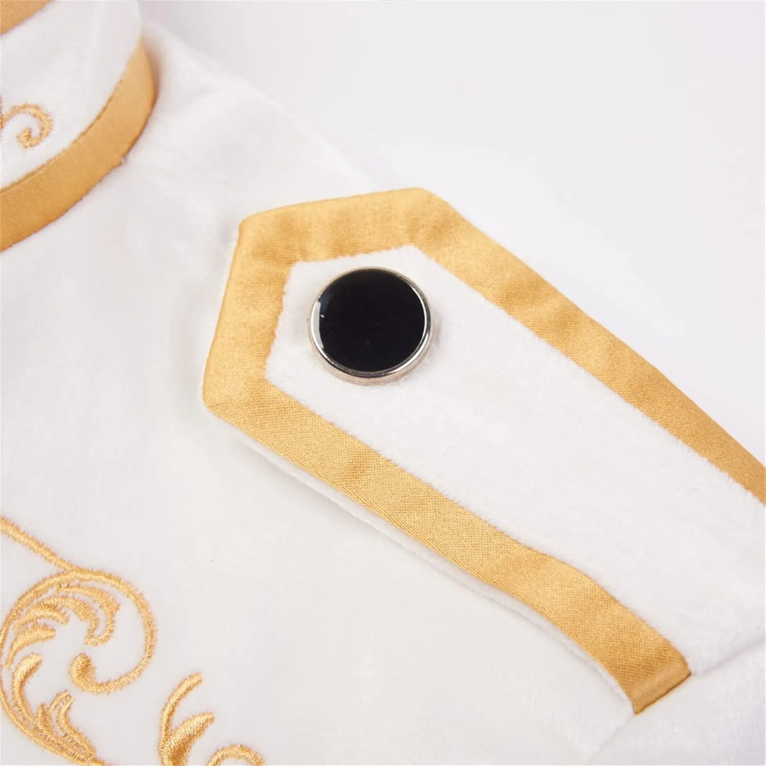 Men's Royal Prince Gold Embroidered Suit Jacket Court Fashion Uniform Jacket Suit Military Blazers Parade Punk