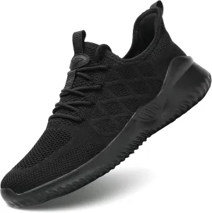 Mens Running Shoes Slip on Tennis Walking Sneakers Casual Mesh Breathable Lightweight Work Sport Shoes