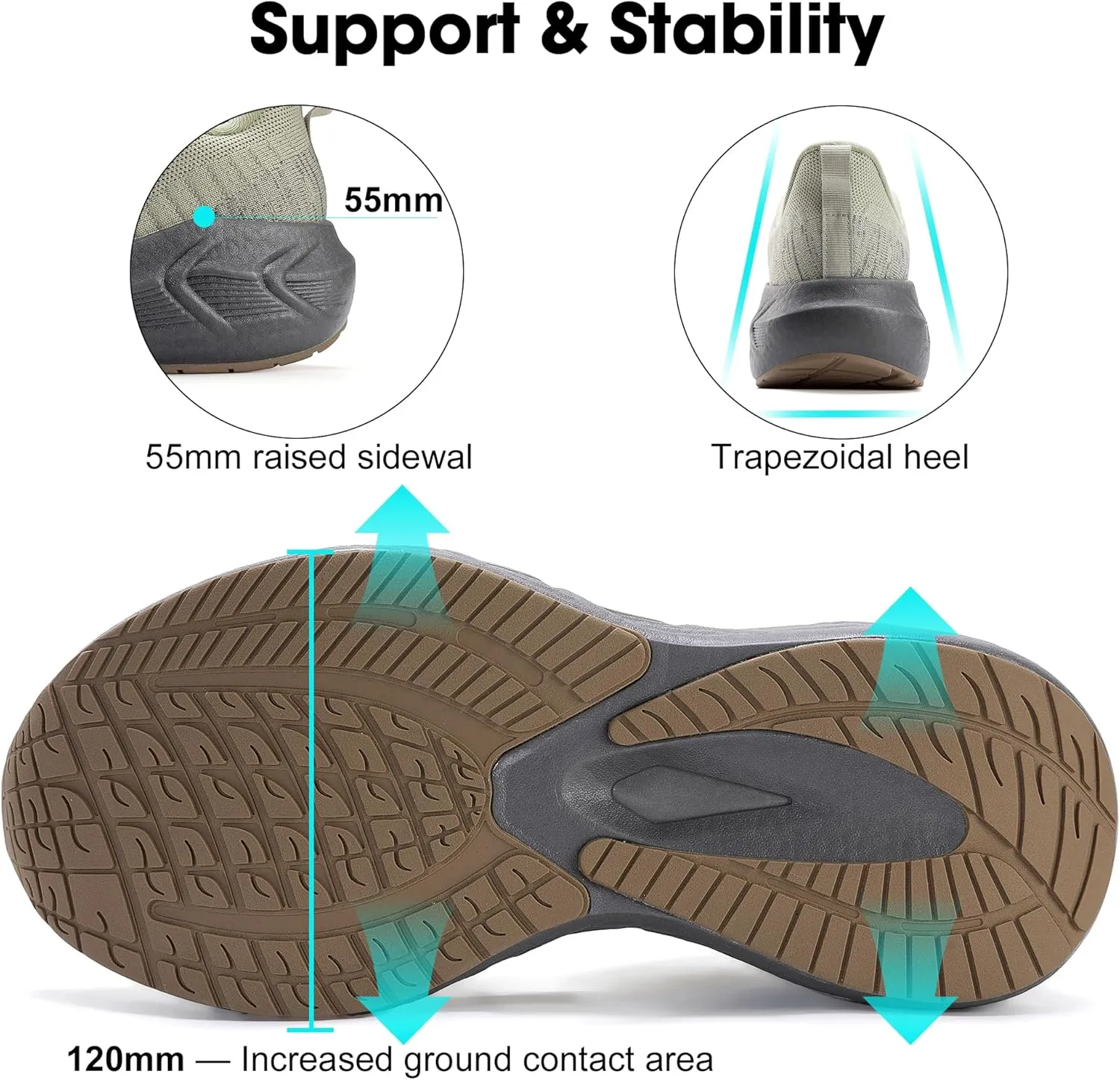 Men's Slip On Walking Running Shoes Tennis Comfortable Breathable Lightweight Non-Slip Hands Free Fashion Sneakers for Athletic Gym Workout