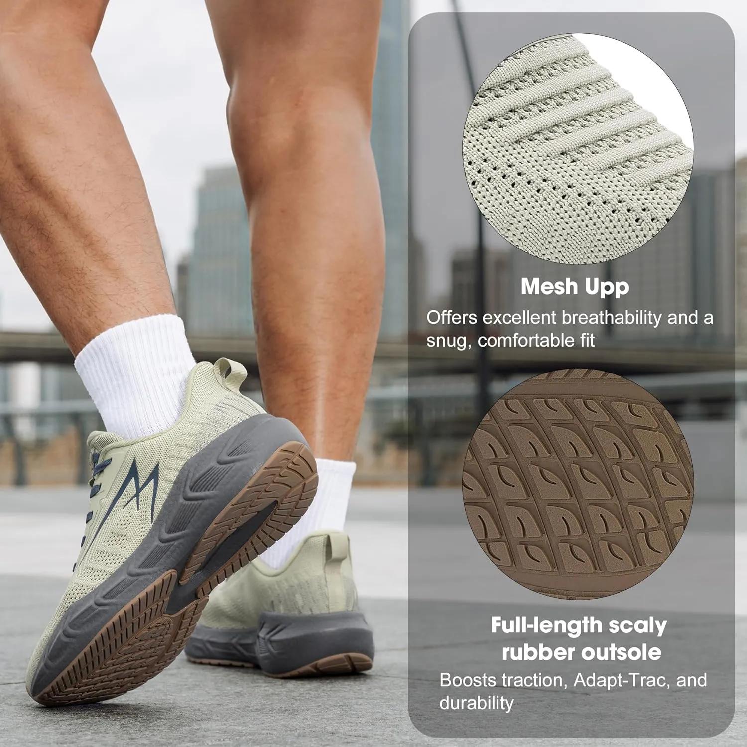 Men's Slip On Walking Running Shoes Tennis Comfortable Breathable Lightweight Non-Slip Hands Free Fashion Sneakers for Athletic Gym Workout