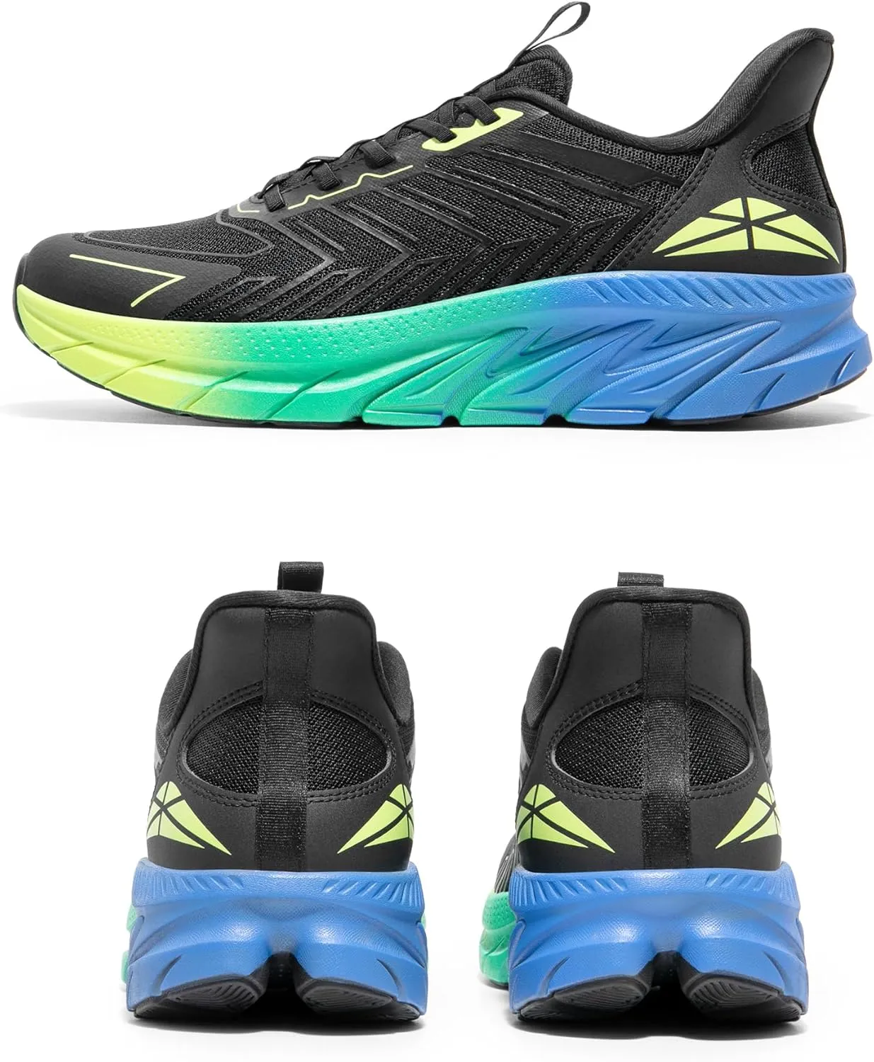 Men's Slip On Walking Shoes Running Comfortable Tennis Breathable Non Slip Athletic Gym Workout Cross Training Fashion Sneakers