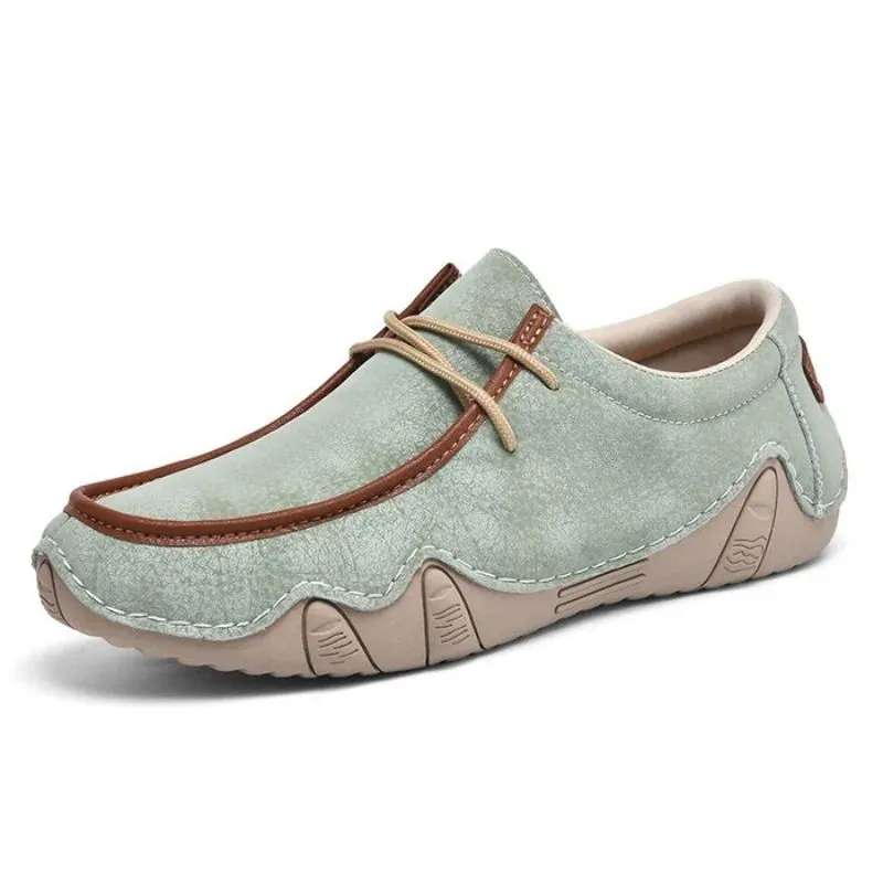 Men’s Split Leather Loafers – Casual & Stylish Fit