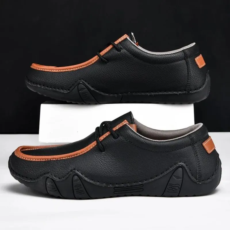 Men’s Split Leather Loafers – Casual & Stylish Fit