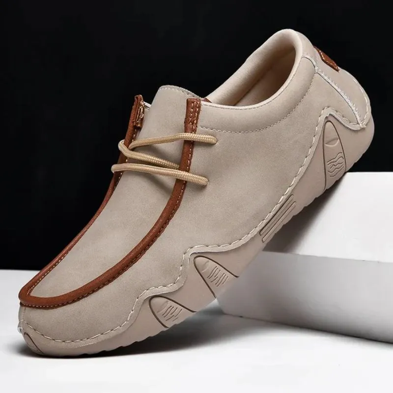 Men’s Split Leather Loafers – Casual & Stylish Fit