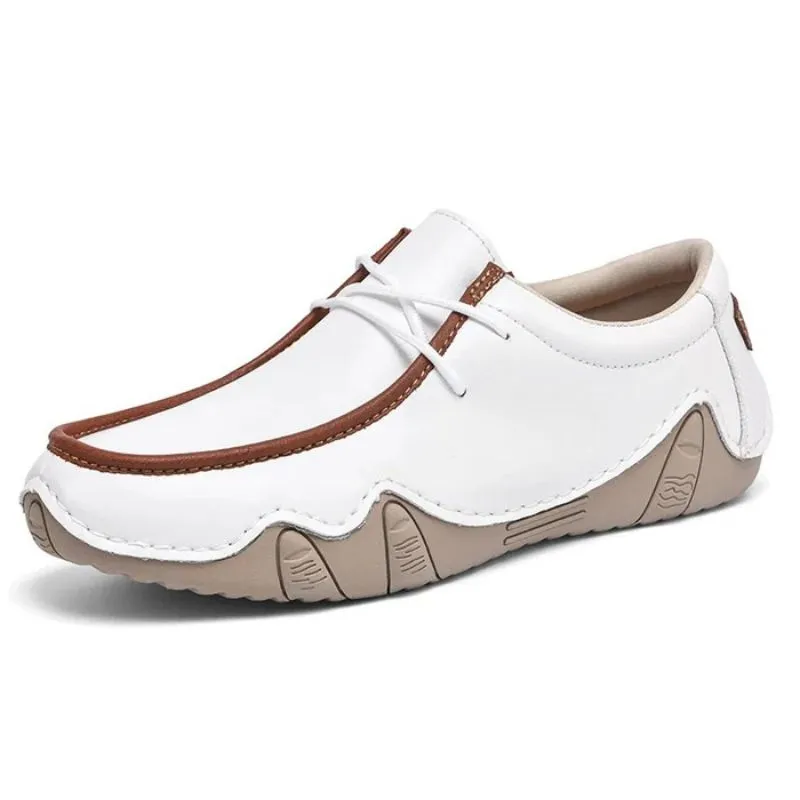 Men’s Split Leather Loafers – Casual & Stylish Fit