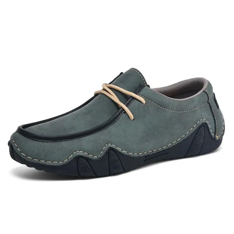 Men’s Split Leather Loafers – Casual & Stylish Fit