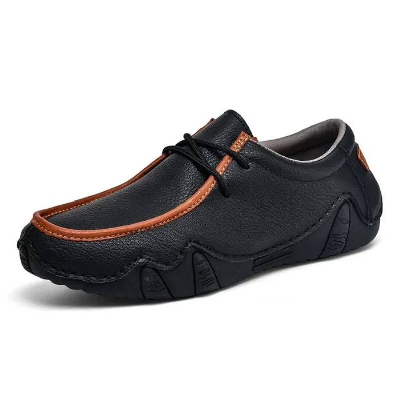 Men’s Split Leather Loafers – Casual & Stylish Fit