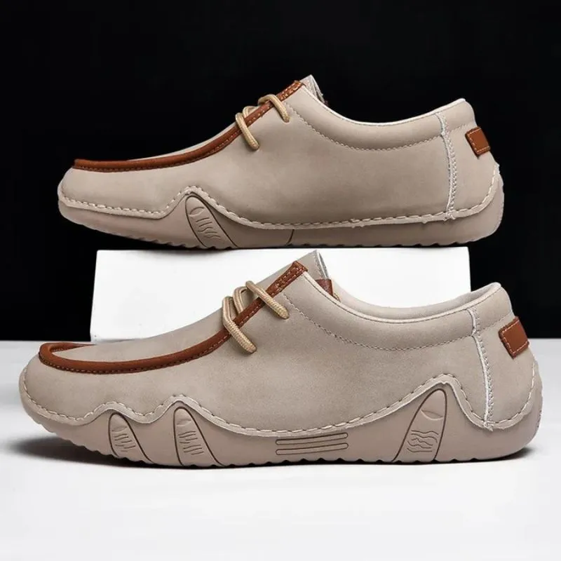 Men’s Split Leather Loafers – Casual & Stylish Fit