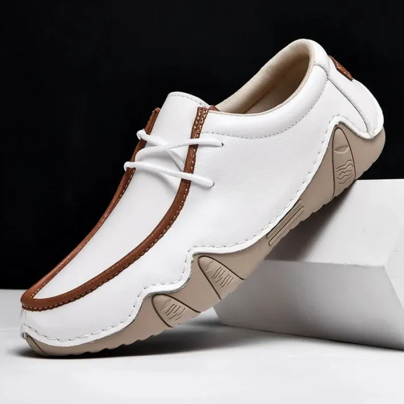 Men’s Split Leather Loafers – Casual & Stylish Fit