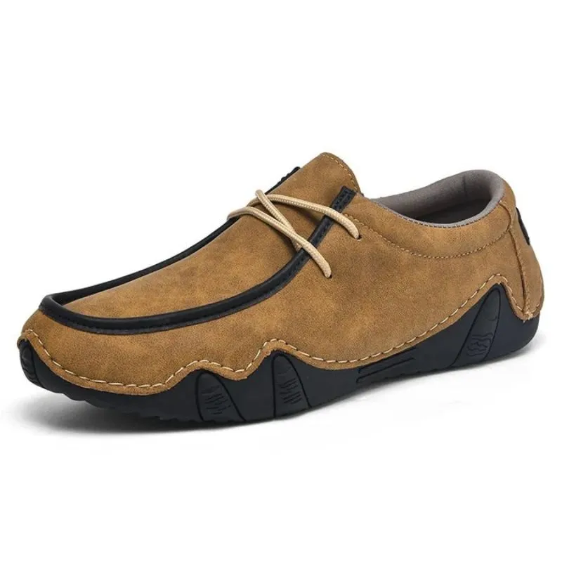 Men’s Split Leather Loafers – Casual & Stylish Fit