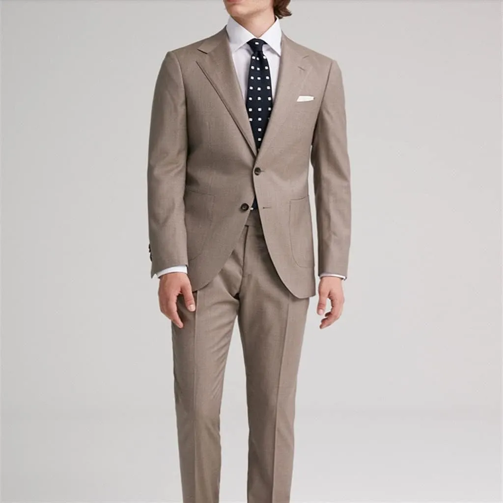 Men's Suit Set Slim Casual Men Suits Business Formal Dress Suit Jackets Groom Wedding Suit Spring