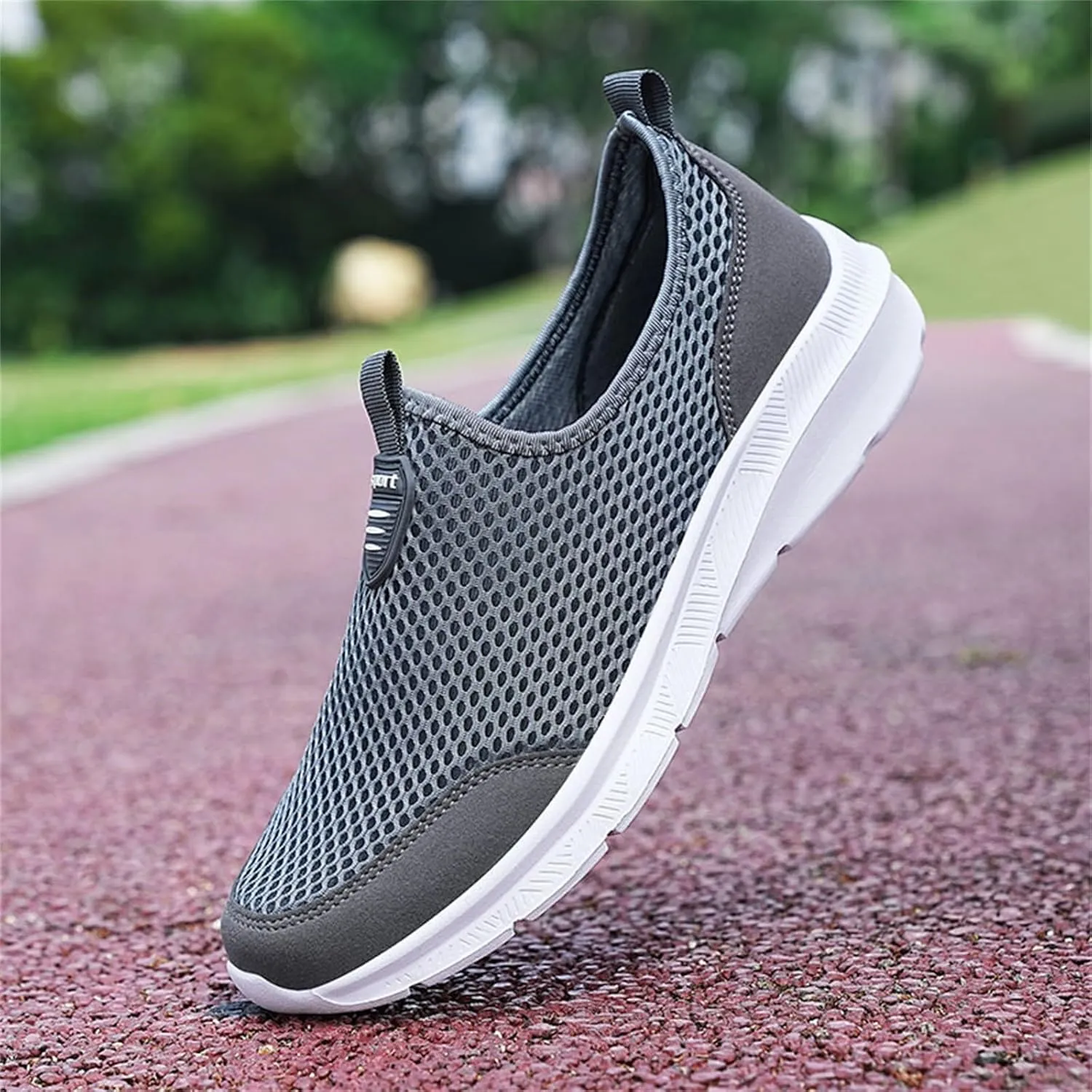 Men's Tennis Shoes Slip on Walking Shoes Casual Breathable Sneakers Lightweight Golf Shoes Work Out Shoes