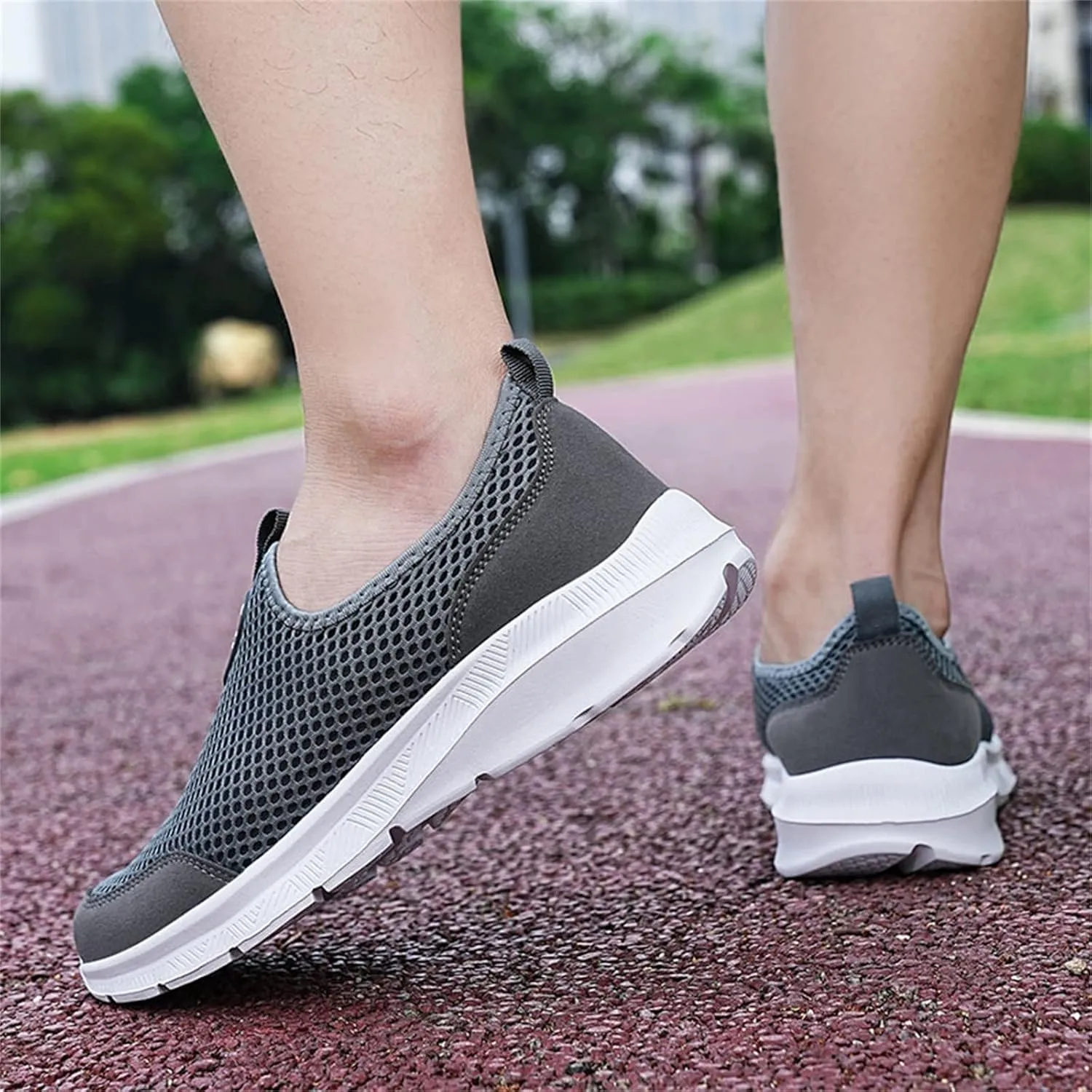 Men's Tennis Shoes Slip on Walking Shoes Casual Breathable Sneakers Lightweight Golf Shoes Work Out Shoes