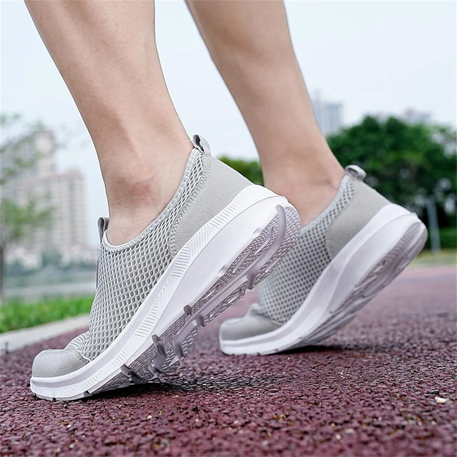 Men's Tennis Shoes Slip on Walking Shoes Casual Breathable Sneakers Lightweight Golf Shoes Work Out Shoes