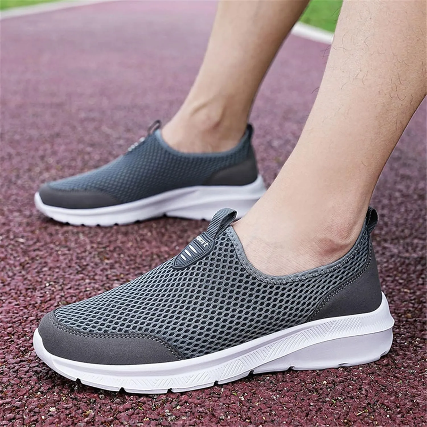 Men's Tennis Shoes Slip on Walking Shoes Casual Breathable Sneakers Lightweight Golf Shoes Work Out Shoes