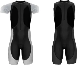 Men's Triathlon Suit | One Piece Tri Kit | Quick Dry Technical Skin Suit | Swim Bike Run | Triathlon Race Suit