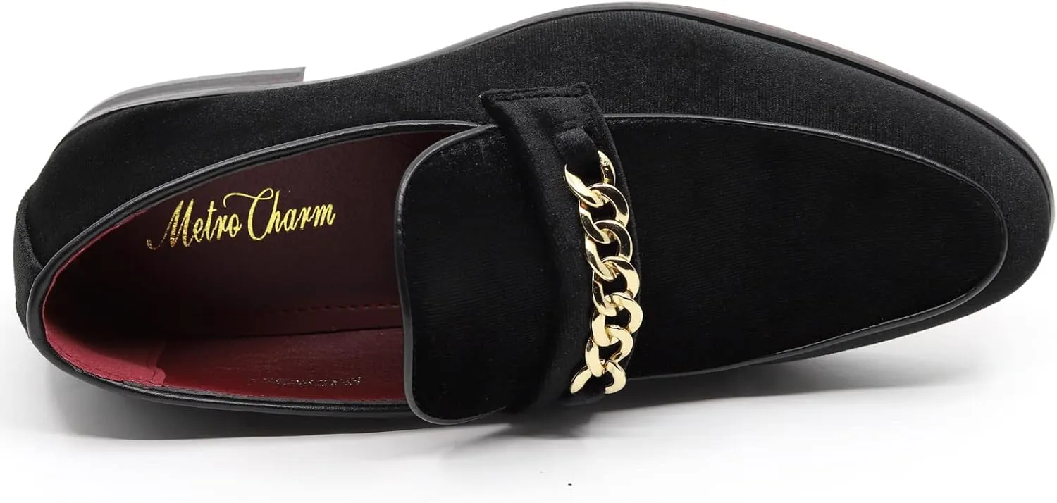 Men's Vintage Velvet Designer Classic Dress Tuxedo Smoking Slipper Loafer Slip On Shoes Arthur-02