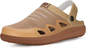 Men's Women's Clogs Garden Shoes Slip On Sandals Breathable Summer Orthotic Walking Slippers with Plantar Fasciitis Soles